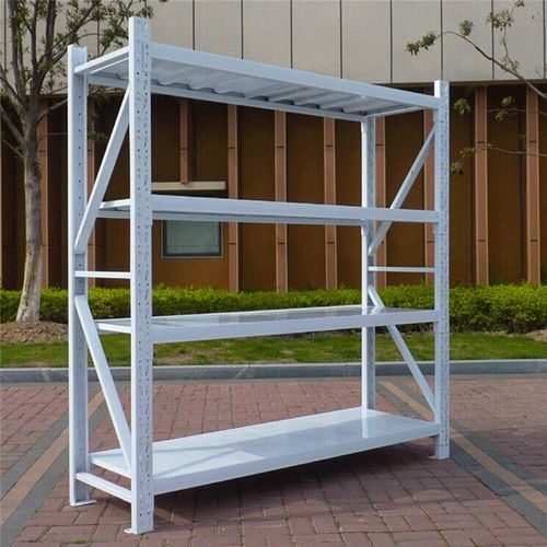 现货批发中量型四层置物架 可调节承重200kg 家用仓储货架选购指南