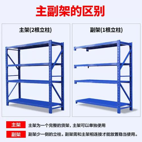 中276型超库市仓储架货架地/下室工厂仓货架杂物收纳架置物200公